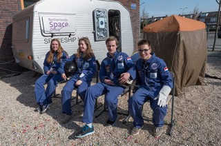 NSO Spaceship en astronauten