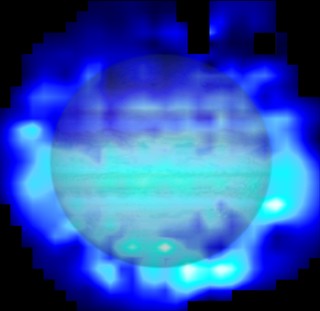 Waterballon op Jupiter