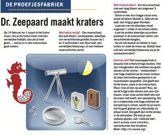 NRC 4 - Dr. Zeepaard maakt kraters