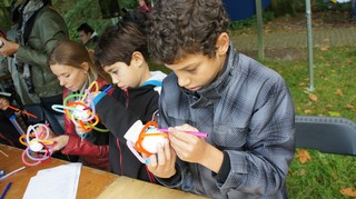 EU-UNAWE kindermiddag bij opening Melkwegpad Westerbork