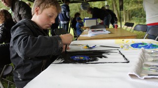 EU-UNAWE kindermiddag bij opening Melkwegpad Westerbork