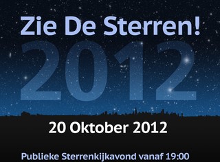 20 Oktober: Zie de Sterren in Amersfoort!