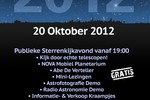 20 Oktober: Zie de Sterren in Amersfoort!