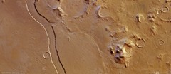 Reull Vallis: een rivierbed op Mars