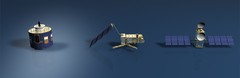 EUMETSAT bouwcompetitie satelliet modellen